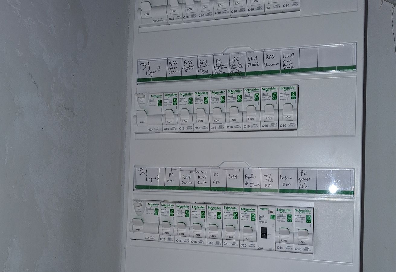 Remplacement complet de tableau électrique à Rouen